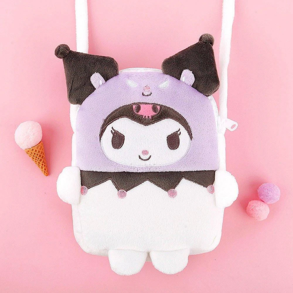 Sanrio Kuromi Bestie Plush Crossbody Bag Sanrio Kuromi Bestie Plush Crossbody Bag -Hello Discount Store medium ed577dec f469 4fdf 96b6 6d119a30a6ac