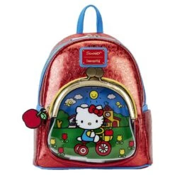 Loungefly X Sanrio Hello Kitty 50th Anniversary Coin Bag Metallic Mini Backpack