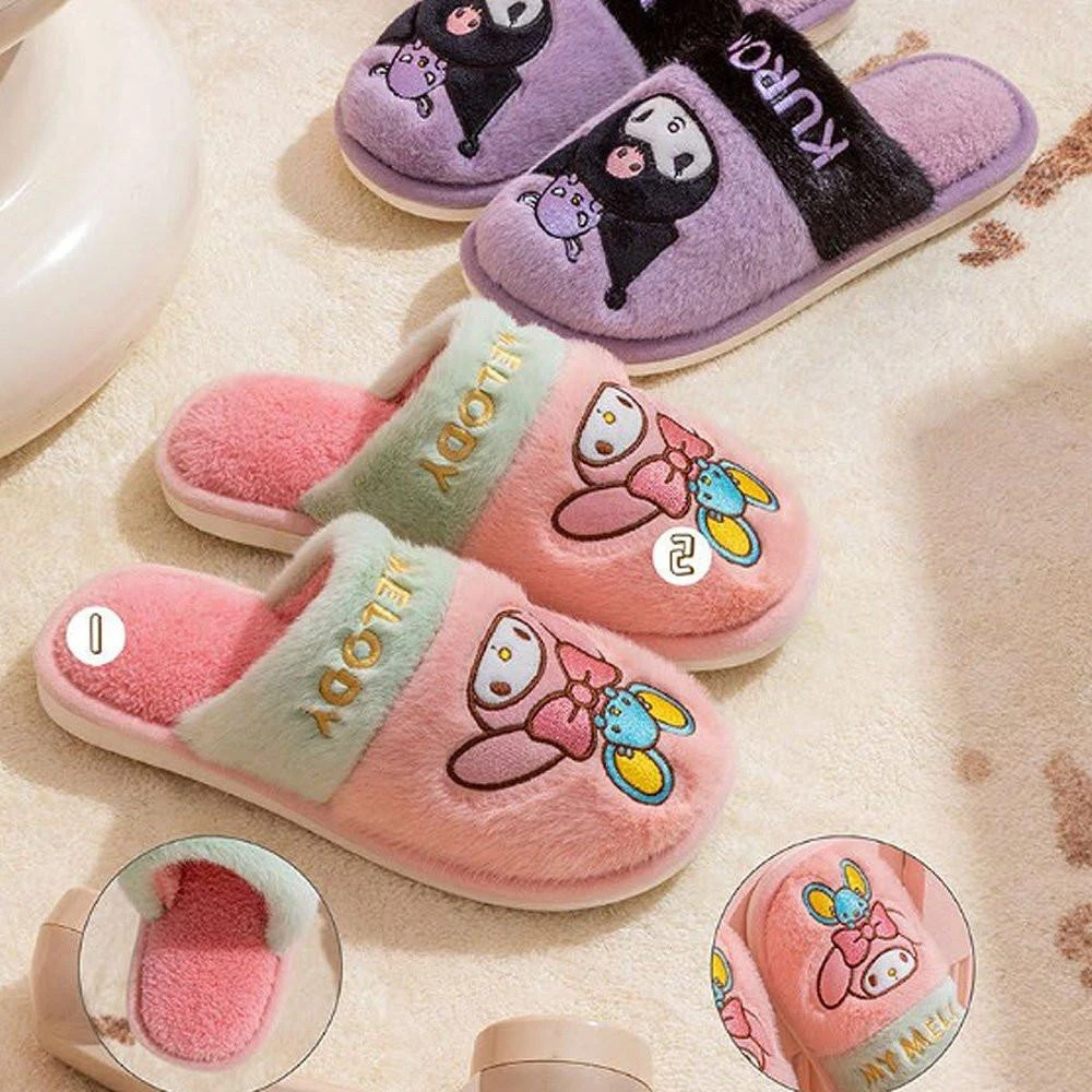 Sanrio My Melody Two Tone Fur Slippers Sanrio My Melody Two Tone Fur Slippers -Hello Discount Store medium f25c1f73 b6a1 4408 857b 1f2fb4fba04f