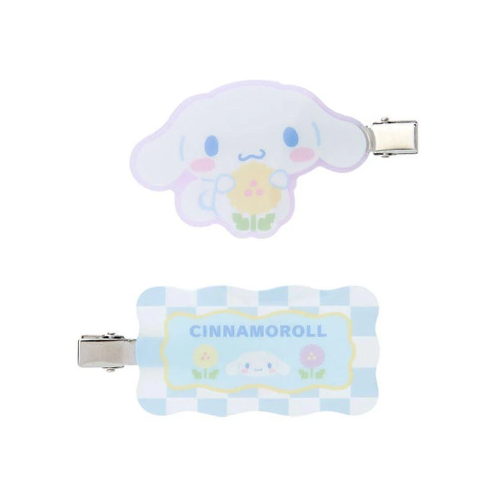 Cinnamoroll Hair Clip Set :Pastel Check SANRIO Cinnamoroll Hair Clip Set :Pastel Check -Hello Discount Store medium f31da110 d835 4308 b80b cb513c53b6e1