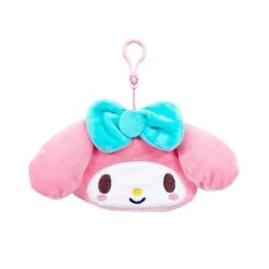 Sanrio My Melody Plush Coin Wallet W/Bag Clip