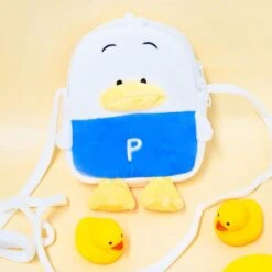 SANRIO Tuxedosam & Pekkle Plush Crossbody Bag