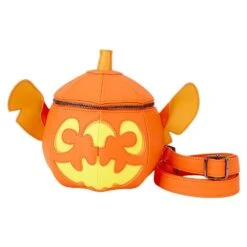 Loungefly X Stitch Pumpkin Head Figural Glow Crossbody Bag